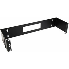 StarTech 2U 19in Hinged Wallmount Bracket for Patch Panels - Black picture