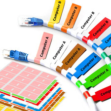 8 Sheet 240 Pcs Cable Labels for Management picture
