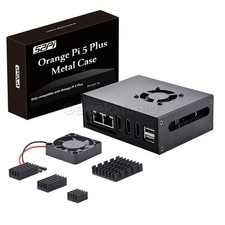 GeeekPi Metal Case with Cooling Fan Heatsinks for Orange Pi 5 Plus picture