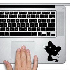 Cute Cat Vinyl Decal Sticker Macbook Trackpad laptop Car Window SUV smartphone picture