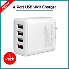B2G1 FREE 4-Port Quick 4.8A USB Wall Charger for Apple iPhone 16/ iPhone 16 Plus picture