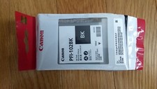2020 GENUINE CANON PFI-102BK BLACK INK TANK IMAGEPROGRAF IPF500 600 700 SEALED picture