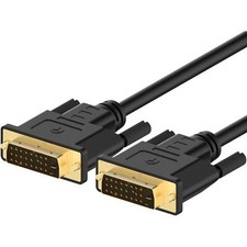Rankie DVI to DVI Cable, Compatible with Television, 6 Feet (Black) picture