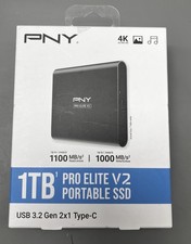 PNY Pro Elite V2 Portable 1TB External SSD USB-C 3.2 picture