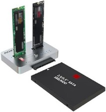 M.2 Duplicator SATA to Nvme SSD Cloner Docking Staion for Nvme + M.2 NGFF and 2. picture