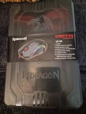Redragon M602A-RGB Wired Gaming Mouse RGB Griffin Black Red Dragon NEW picture