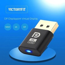 1PC 4K DP DisplayPort Dummy Plug – Virtual Display Adapter for PC Graphics Card picture