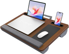Potuopy Laptop Lap Desk, Portable Bed Table Tray for Laptop Fit 17