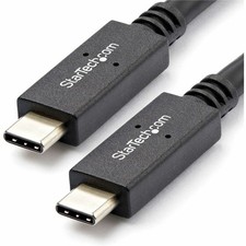 StarTech 3.3ft (1m) USB-C Cable, USB 10Gbps, 100W (5A) PD, 8K 60Hz / 4K 144Hz DP picture