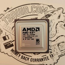 AMD K6 233MHz CPU AMD-K6-233ANR Socket 7 Vintage Processor C 9804FPBW picture