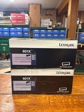 Lexmark 601X Extra High Yield Black Toner MX510 MX511 MX610 2 Pack picture