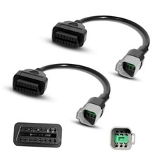 2 Pcs OBD2 Adapter 6pin to 16pin for BRP Compatible with Bombardier Can-Am | picture