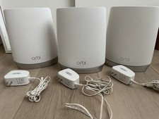 NETGEAR Orbi RBR750 Tri-Band Mesh WiFi 6 W/ 2 Satellites RBS750 picture