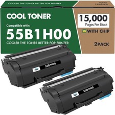 55B1H00 55B1000 Black Toner Cartridge Lexmark MS331 MX331 MS432 MX432 MS431dw picture
