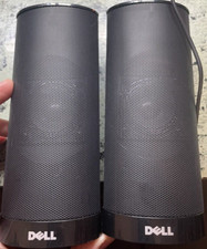 Black Dell AX210 USB Powered Multimedia Speaker System Tested Works picture