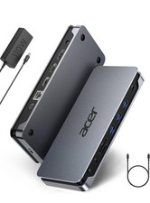 Acer 13-in-1 Laptop Docking Station, USB-C 3 Display Docking (2 HDMI+1 DP) 100w picture