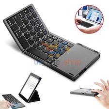 Mini Folding Wireless Bluetooth Keyboard With Touchpad for Laptop Tablet Phone picture