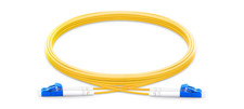 3m LC UPC to LC UPC Duplex OS2 Single Mode Fiber Optic Patch Cable 9/125  -06435 picture