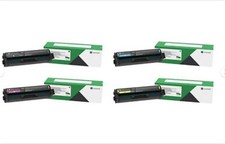 Lexmark C3210C0, C3210K0, C3210M0, C3210Y0 CMYK 4-Color Return Program Toner Car picture