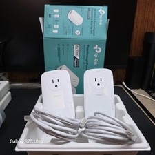 TP-Link TL-PA9020P AV2000 Passthrough Powerline Adapter White 2-Port Gigabit picture