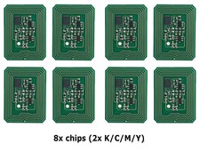 8x Xante Ilumina (502, 500, 407) toner chips. picture