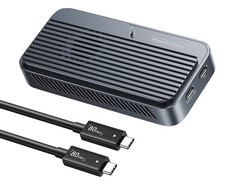 80Gbps NVMe M.2 SSD Enclosure - Compatible with TB5 /USB4 - 60W Power Delivery picture