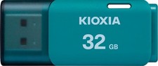 KIOXIA USB 2.0 high-speed KLU202A032GL Cap type Flash Drive Memory 32GB blue JPN picture