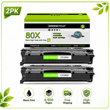 2PK CF280X Black Toner Cartridge for HP LaserJet Pro 400 M401d M401dw M401dne picture