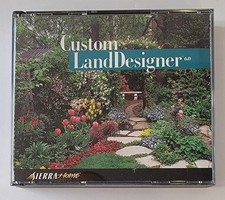 SIERRA HOME-CUSTOM LAND DESIGNER 3D 6.0, 3-DISC PC CD-ROM SET picture
