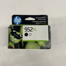 HP 952XL (F6U19AN) Black Ink Cartridge Expires 11/2025 BRAND NEW SEALED picture