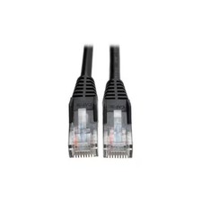 Eaton Tripp Lite N001-003-BK Cat5e Snagless Ethernet Patch Cable 3ft Black picture