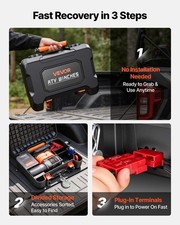  Portable Winch, 3500 lbs 12V DC Electric Winch with Synthetic Rope, Wireless &  picture