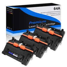 3PK Black CC364A Toner Cartridge for HP 64A LaserJet P4014dn P4015n P4015x P4515 picture