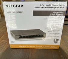 NETGEAR 8-Port Gigabit Ethernet Switch GS308-100PAS Unmanaged Metal Hub NEW picture