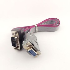 1pcs Serial DB9 Pin Female Port to DB9 Pin RS232 Male Ribbon Flat Cable 90cm picture