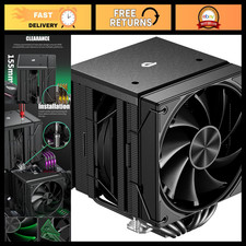 Dual Tower CPU Air Cooler, 120mm PWM Fan, 6 Heat Pipes, AM5/AM4/Intel Compatible picture