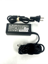 HP 65W 19.5V 3.33A Black Round Barrel A/C Adapter with Power Cord picture