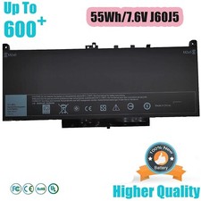 2PCS J60J5 Battery For Dell Latitude E7270 E7470 Series 451-BBSX 451-BBSY 55Wh picture