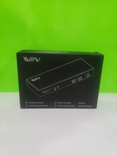 IVIIN D6902 Ash Black 4K Dual Display USB 3.0 Universal Docking Station Open Box picture