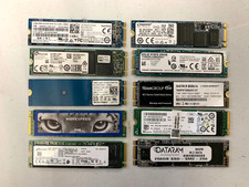LOT OF 10 Mixed Brand 256GB PCIe NVMe SSD M.2 SATA NVME SSD picture