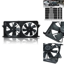 BLACKHORSE-RACING Radiator Cooling Fan Compatible Cadillac DTS Buick Lucerne picture