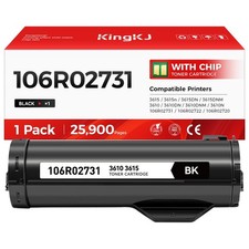 Black Toner Cartridge Replacement for 106R02731 106R02722 106R02720 Xerox 3610 picture