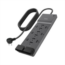 Belkin, 12-Outlet Surge Protector Power Strip w/ 12 AC Outlets & 8ft 8', Gray picture