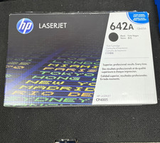 NEW Genuine HP 642A Black Toner Cartridge CB400A FACTORY SEAL- BOX OPEN picture