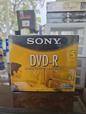 Sony DVD-R 10 Pack Recordable Blank Discs 4.7 GB 120 Min 1-16x - New In Box picture