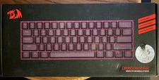 Redragon Dragonborn 61 Key Mechanical Gaming Keyboard PINK LED Backlit Wired picture