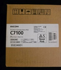 Genuine Ricoh Pro C7100 Neon Pink Toner 828527 C7110 Fluorescent Spot Color OEM picture