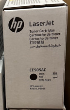 HP CE 505AC black toner cartridge picture