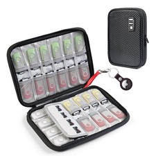 Luxtude USB Flash Drive Case with Labels, Portable USB Case Organizer, Flash ... picture