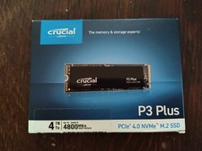 Crucial P3 Plus 4TB PCle 4.0 NVMe M.2 SSD, Brand New Sealed picture
